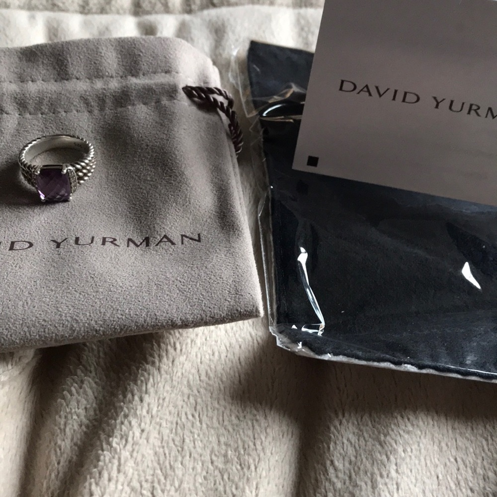 David Yurman amethyst purple ring - Picture 1 of 6